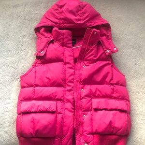 Gap Pink Puffer Vest
